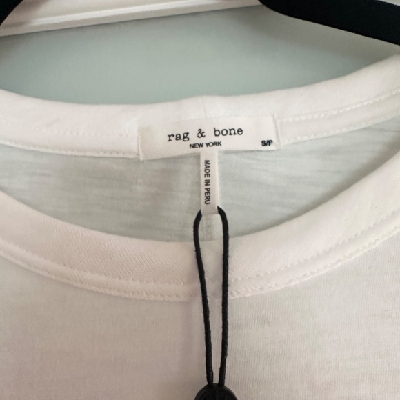 NWT! Rag & bone x Lucali Slub Tee Extra Saucy Size Small - Picture 9 of 9
